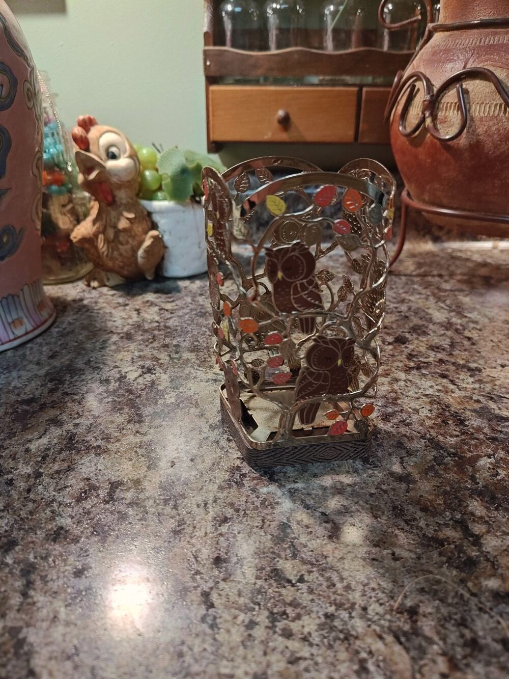 Bath & Body Works Fall Owls Foaming Hand Soap Holder